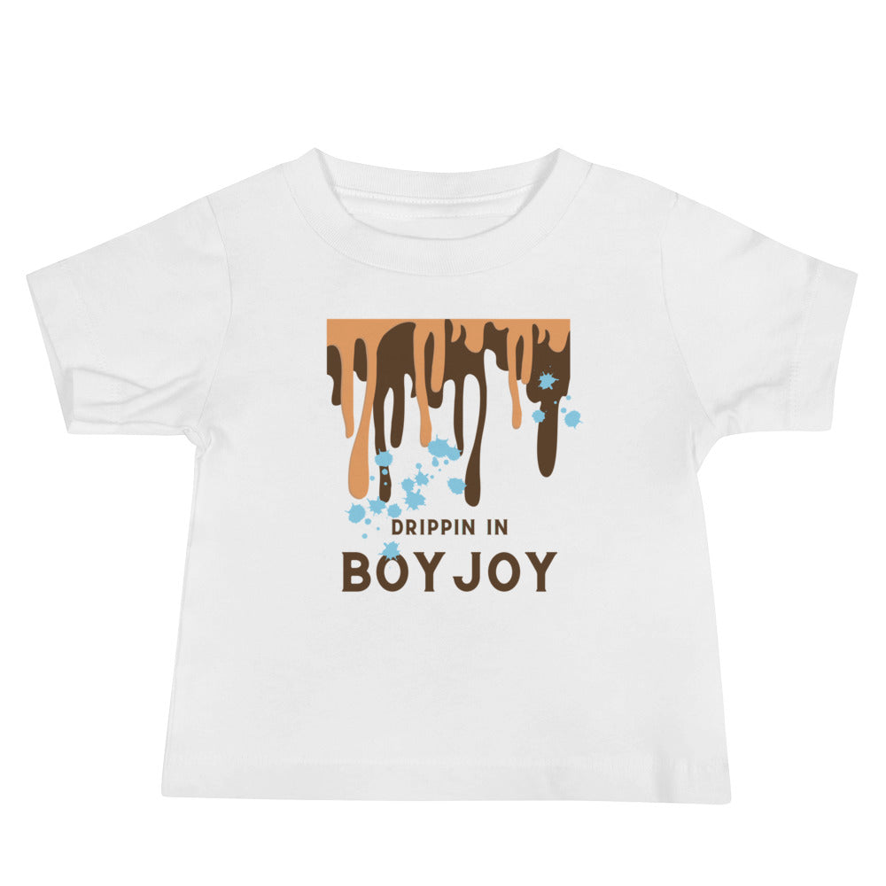 WHITE Boy Joy Drip - Baby T-Shirt