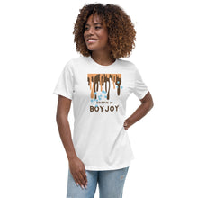 Load image into Gallery viewer, WHITE Boy Joy Drip - Women&#39;s Relaxed T-Shirt
